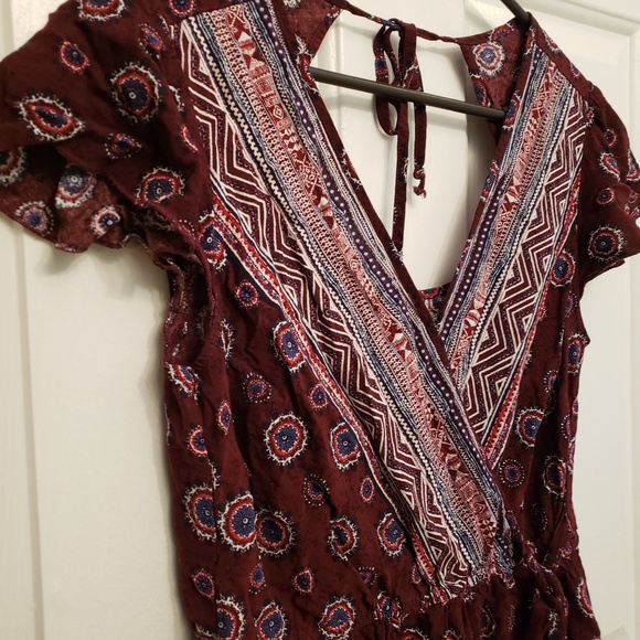 🌺5/$20 Xhilaration Red Romper - Picture 2 of 3